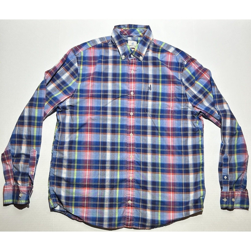Johnnie-O Button Down Long Sleeve‎ Hanging Out Ethan Size XL Casual Plaid Color